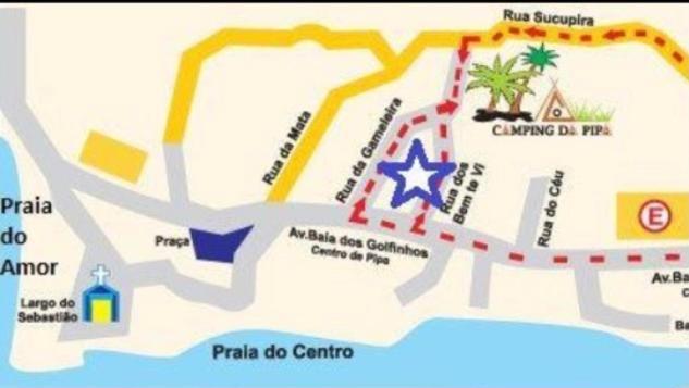 Apartamento Bougainvillea no centro de Pipa Praia de Pipa Exterior foto